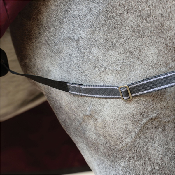 2024 Weatherbeeta Comfitec Plus Dynamic II Detach-A-Neck Heavy Turnout Rug 1006926 - Maroon / Grey / White